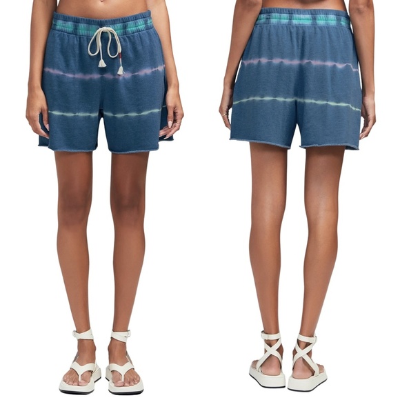 NWT Wildfox Mirage Tie Dye Johnny Shorts in Gibraltar Sea Mirage Tie Dye Sz. S - Picture 1 of 3